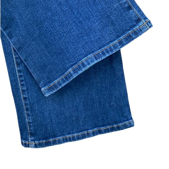 Joe's Jeans  Women Dark Wash Denim Mid Rise Whiskering Fading Petite Bootcut W32 - Picture 5 of 9